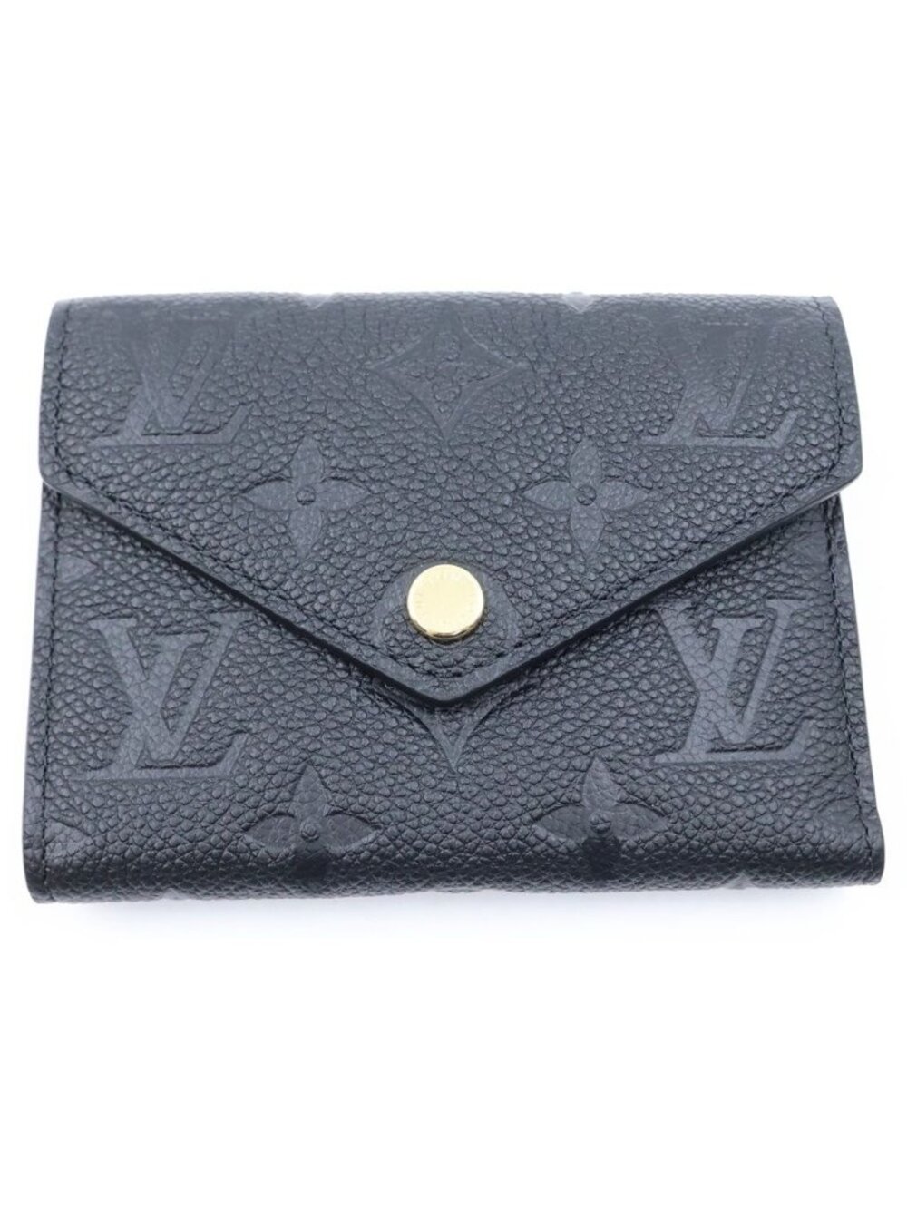 Louis Vuitton Monogram Empreinte Portefeuille Victorine Compact Wallet Leather